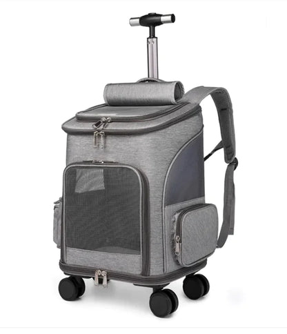 Portable Folding Pet Trolley Backpack